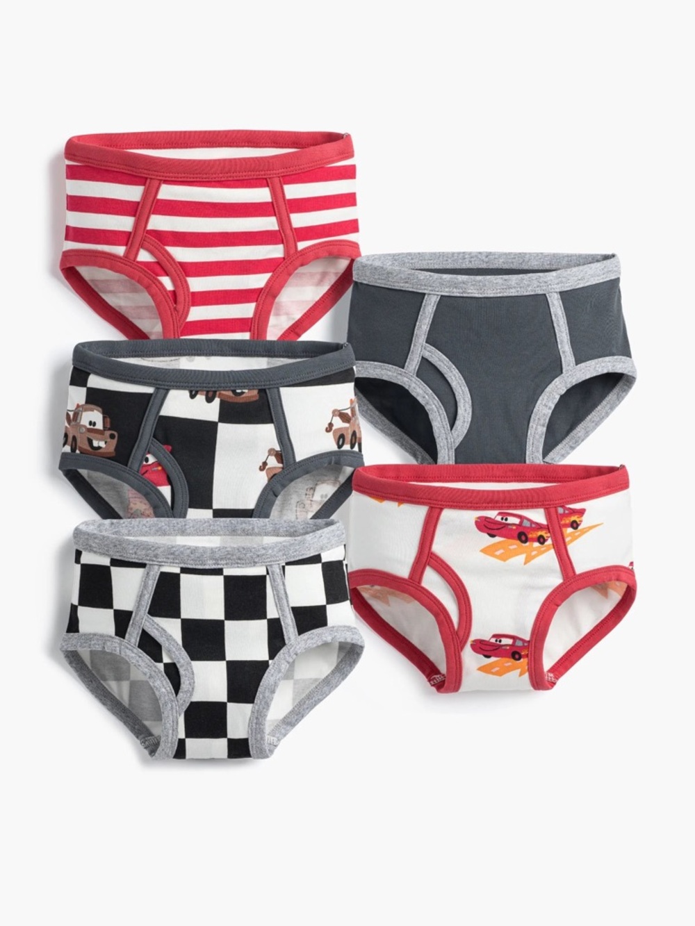 Monica + Andy 5-Pack Boy's Briefs | Cars (NWT)
